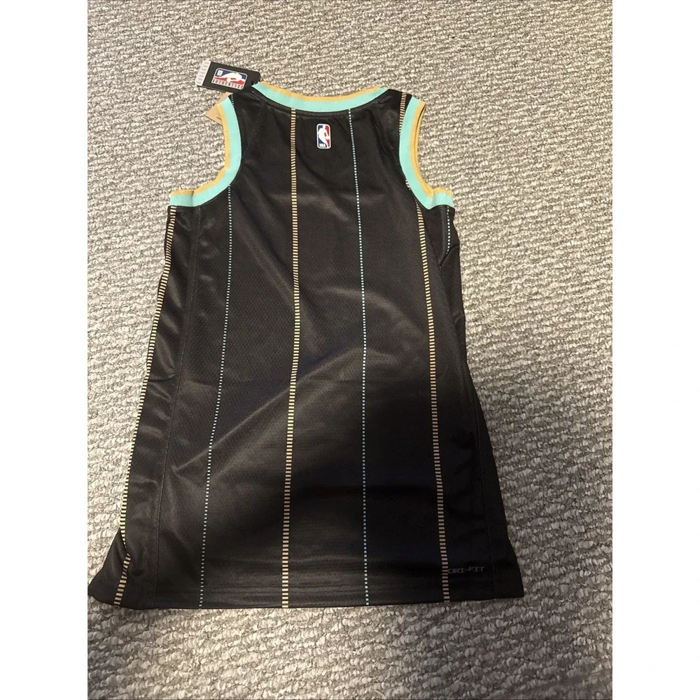 MENS NIKE NBA CHARLOTTE HORNETS CITY SWINGMAN JERSEY 2022-23 Size XS 36